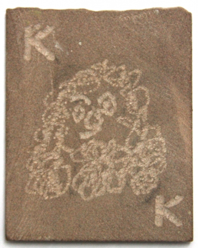 <p>Arschkarte<br /><br />2009<br />Sandstone<br />9 x 7 x 0,5 cm<br />Ed. 4/11</p>